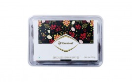 Carnival Seedless Oman Dates   Plastic Container  250 grams